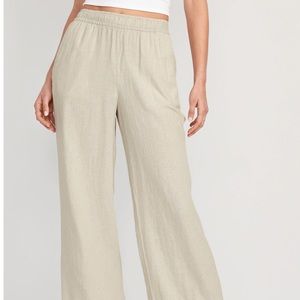 NWT Old Navy Wide Linen Pants